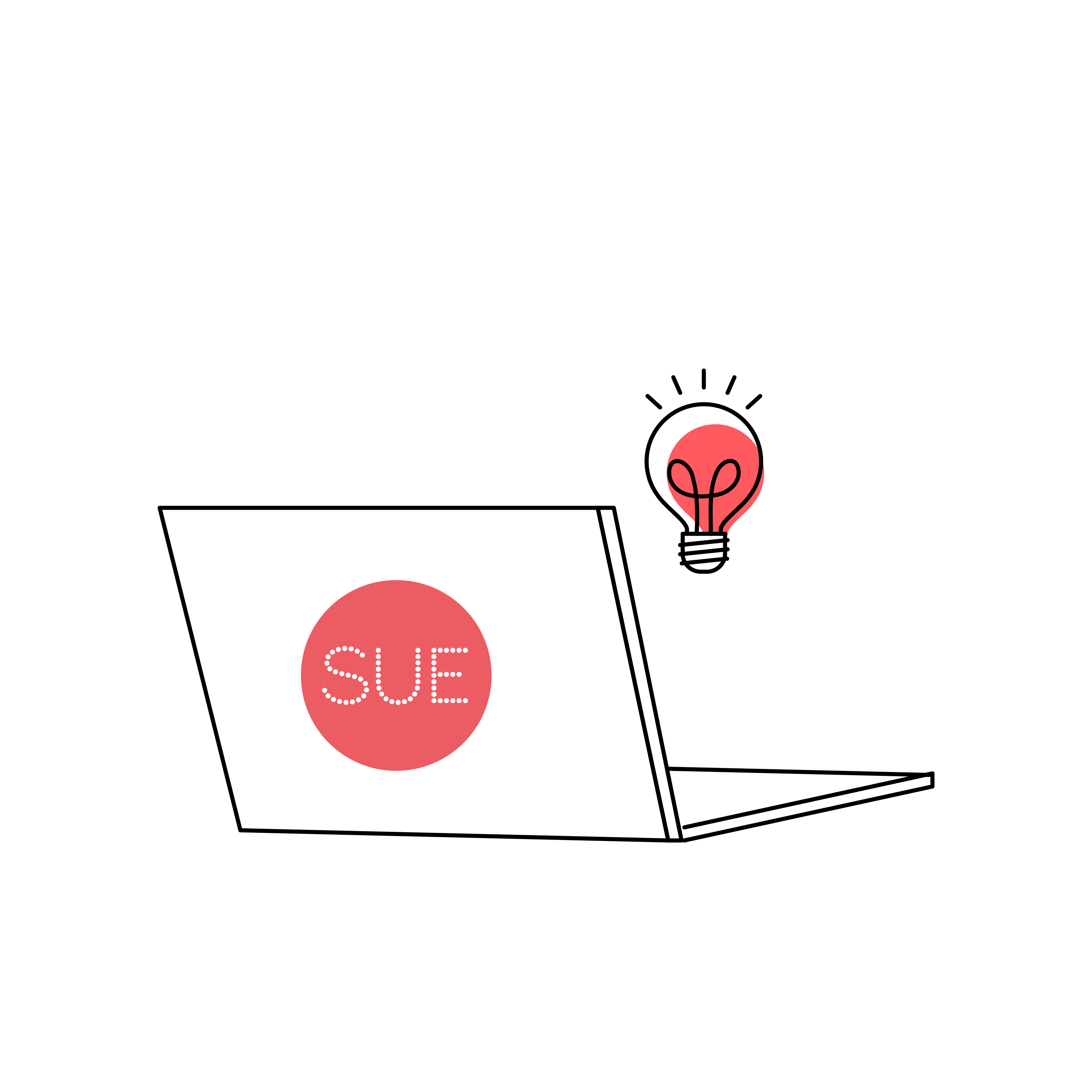 Illustration laptop — SUE Behavioural Design