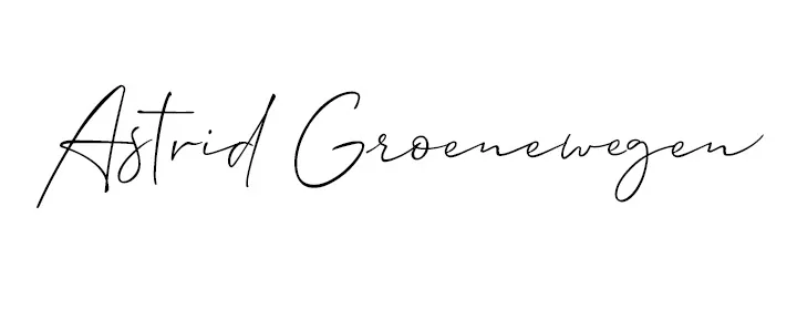Astrid Groenewegen signature