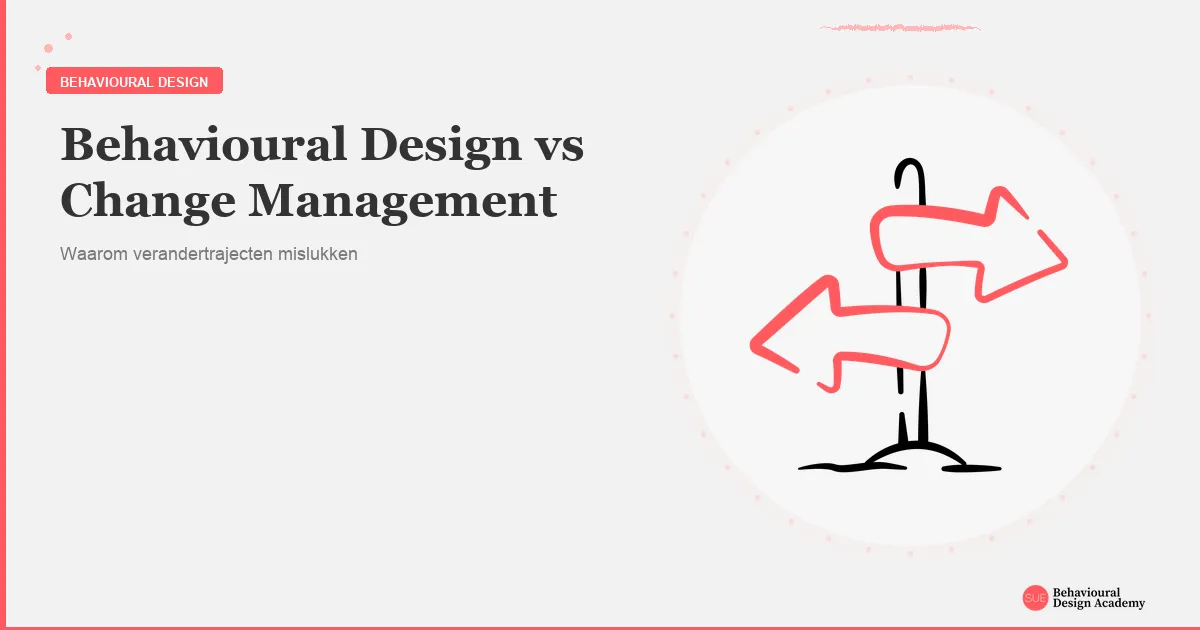 Behavioural Design vs Change Management: de kern