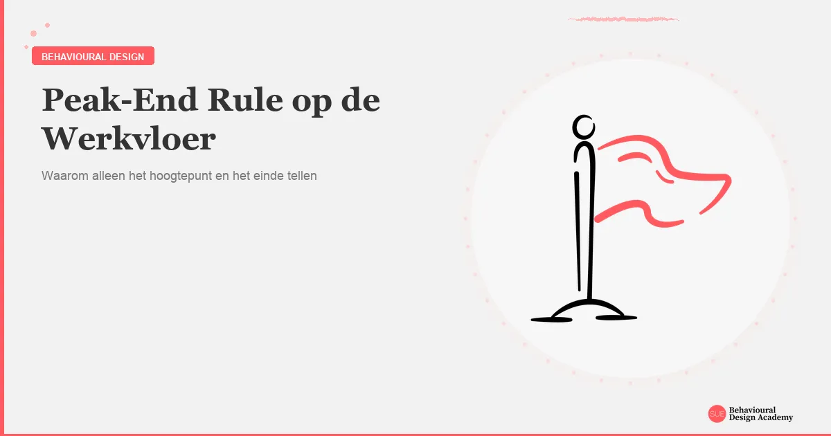 Op Der Rull Peak-end rule op de werkvloer: alleen het einde telt echt