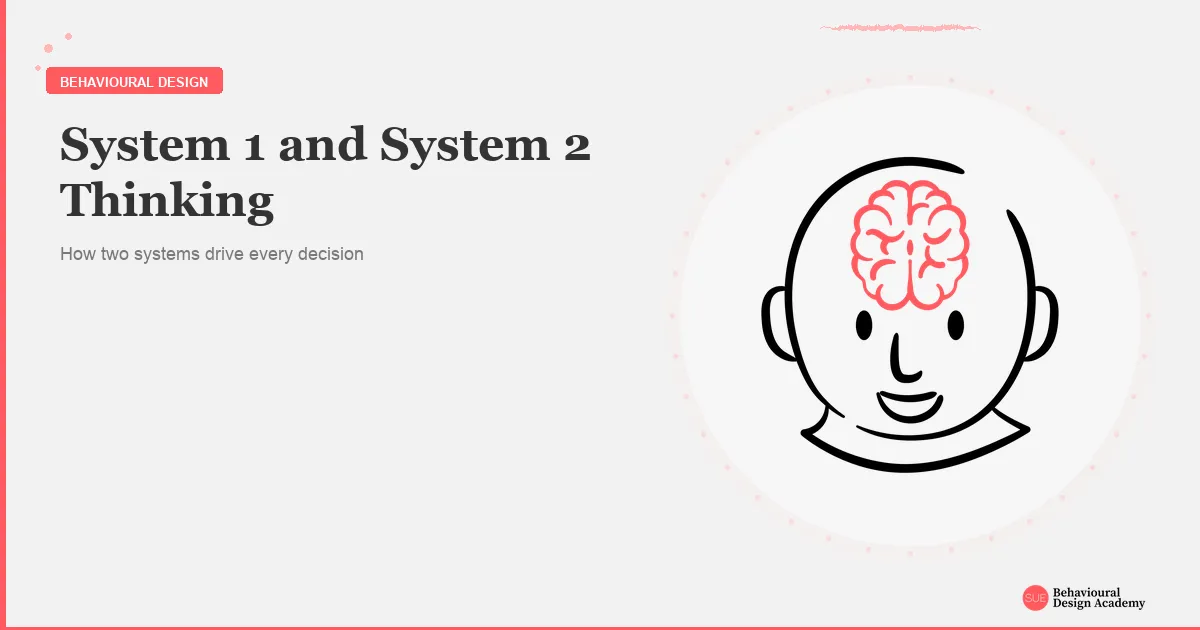 Sys 2 System 1 and system 2 thinking explained by Kahneman