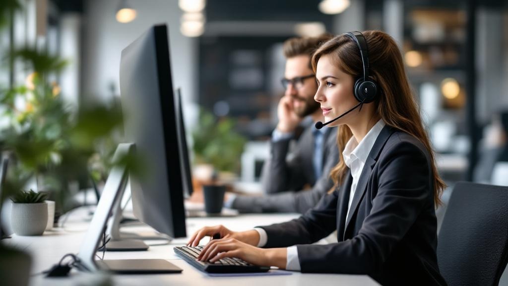 Een manager zit naast een callcentermedewerker tijdens de verplichte eerste week van de ING-transformatie