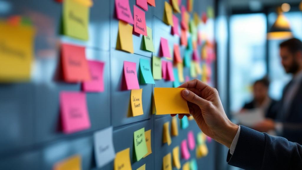 Sprint kanban-bord met eigenaarschapskaarten, de nieuwe default bij ING: beslis en informeer