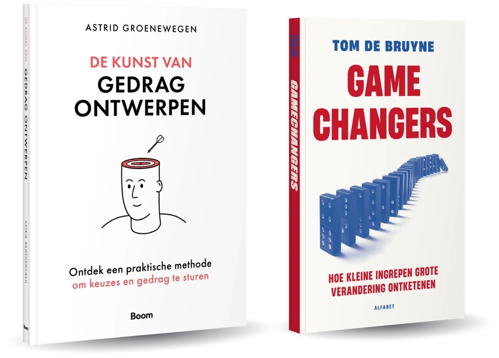 De Kunst van Gedrag Ontwerpen van Astrid Groenewegen en Gamechangers van Tom de Bruyne