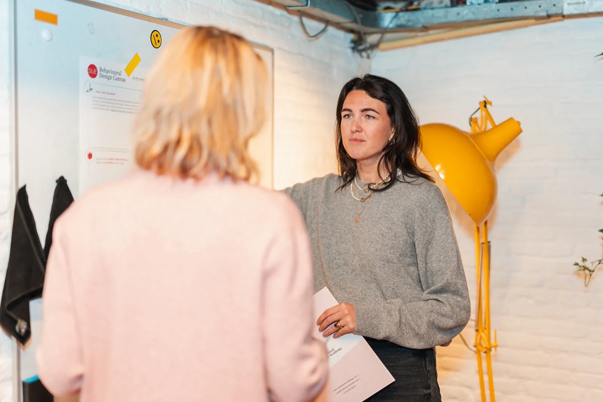 Behavioural Design Sprint - team working on a real case