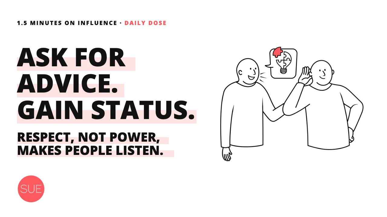 Column thumbnail: Influence without authority: why status matters more than power