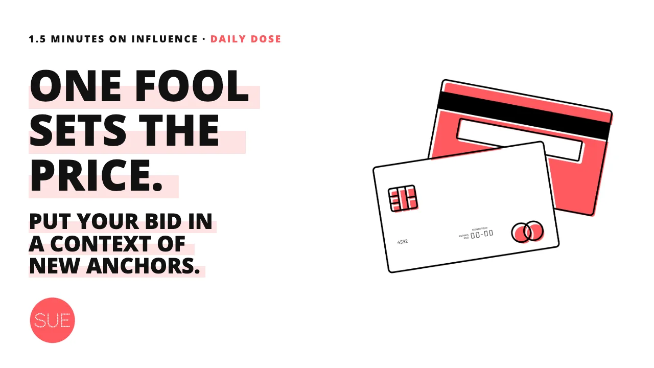 Column thumbnail: Price anchoring: the one fool pricing principle