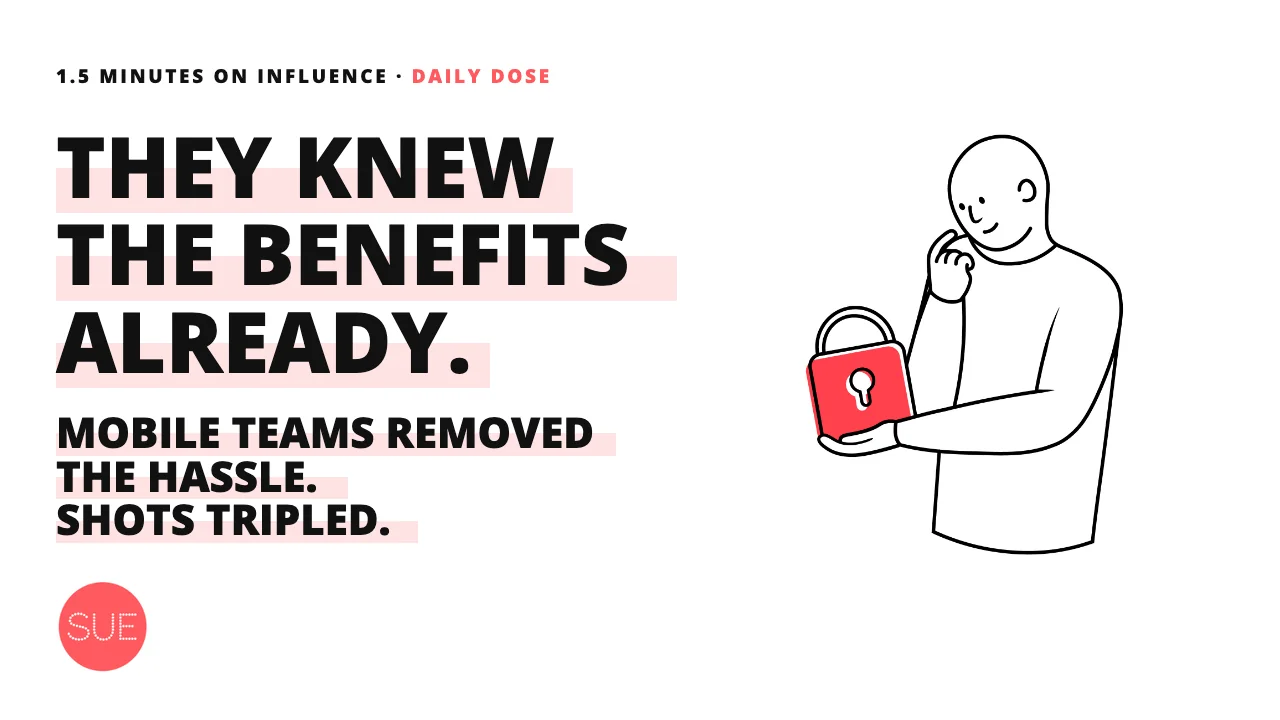 Column thumbnail: Overcoming resistance to change: remove the obstacles, not add the benefits