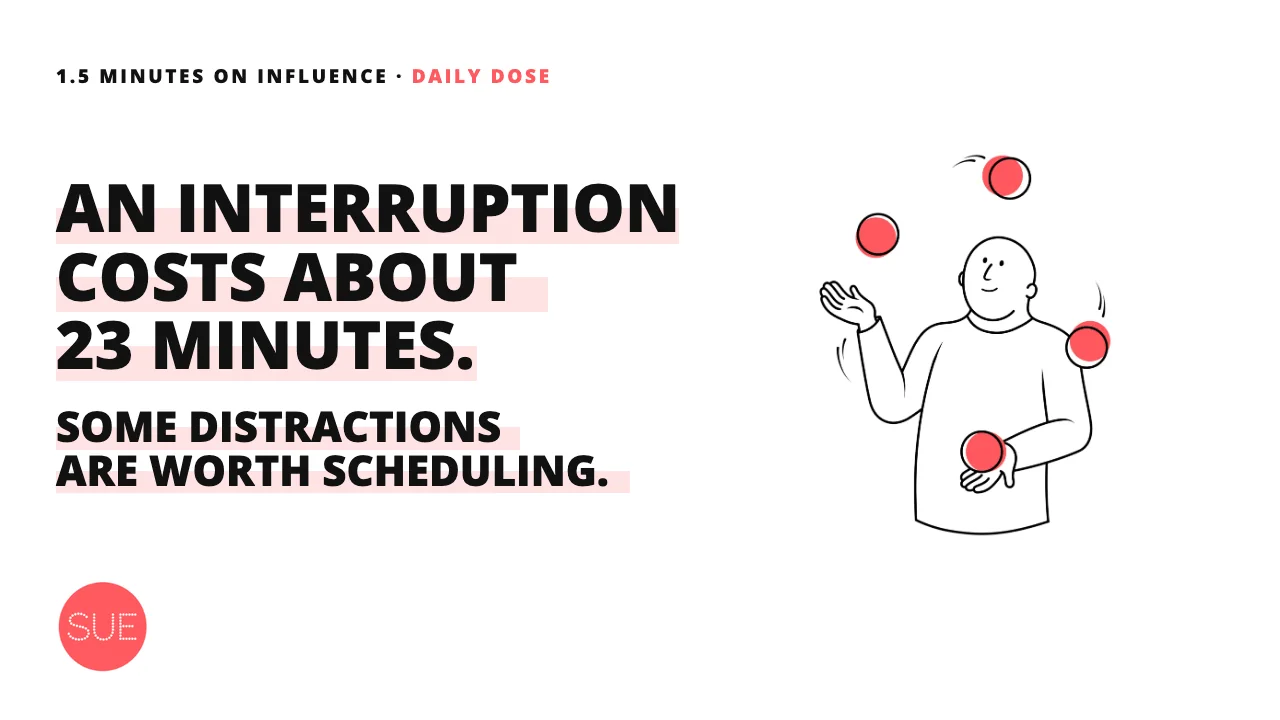 Column thumbnail: Distraction theory: how to manage interruptions at work