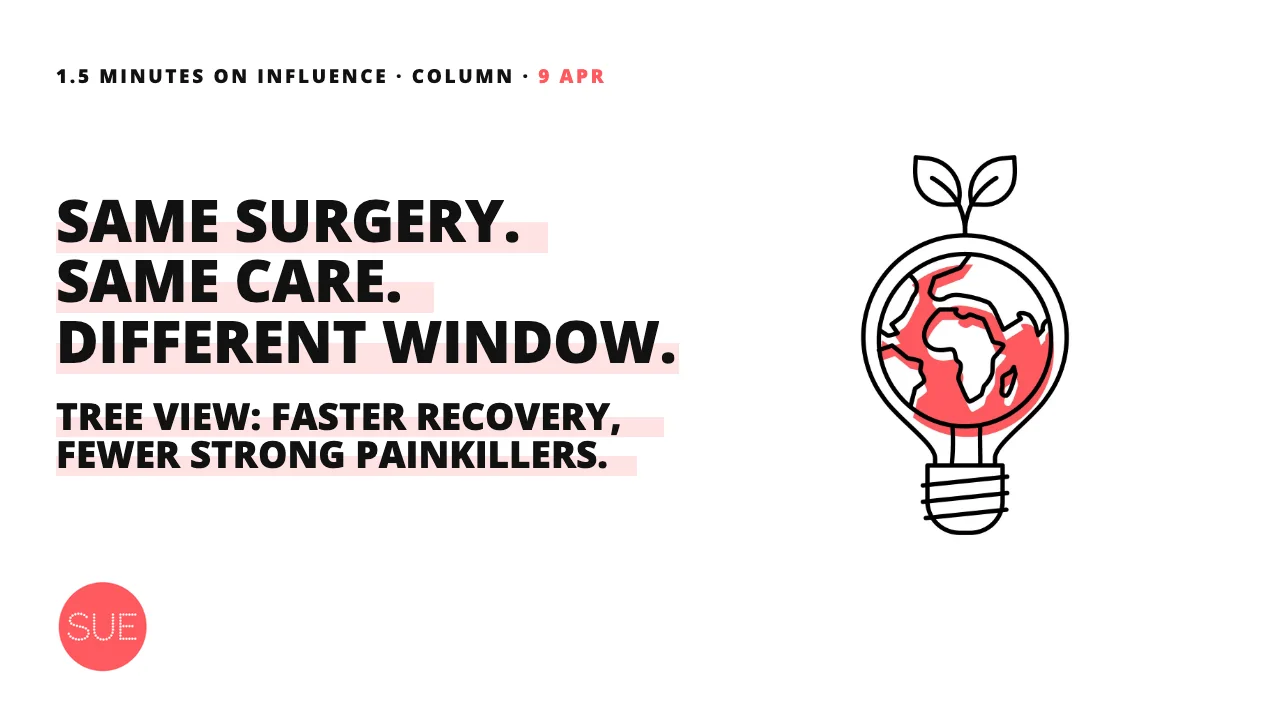 Column thumbnail: Hospital design: why a view of trees speeds up recovery