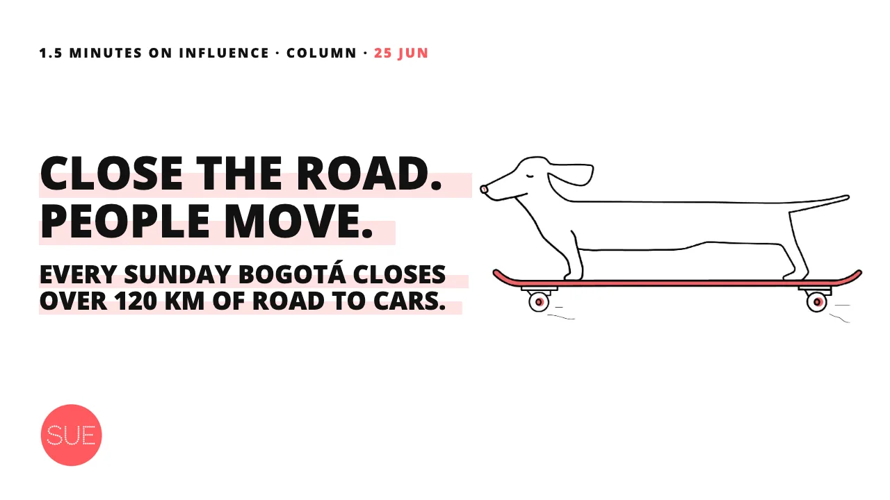 Column thumbnail: Willpower won't get people moving: design the city instead