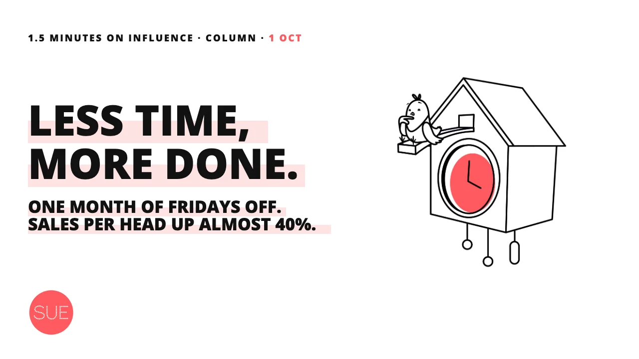 Column thumbnail: Employee wellbeing: design the week, not just the person
