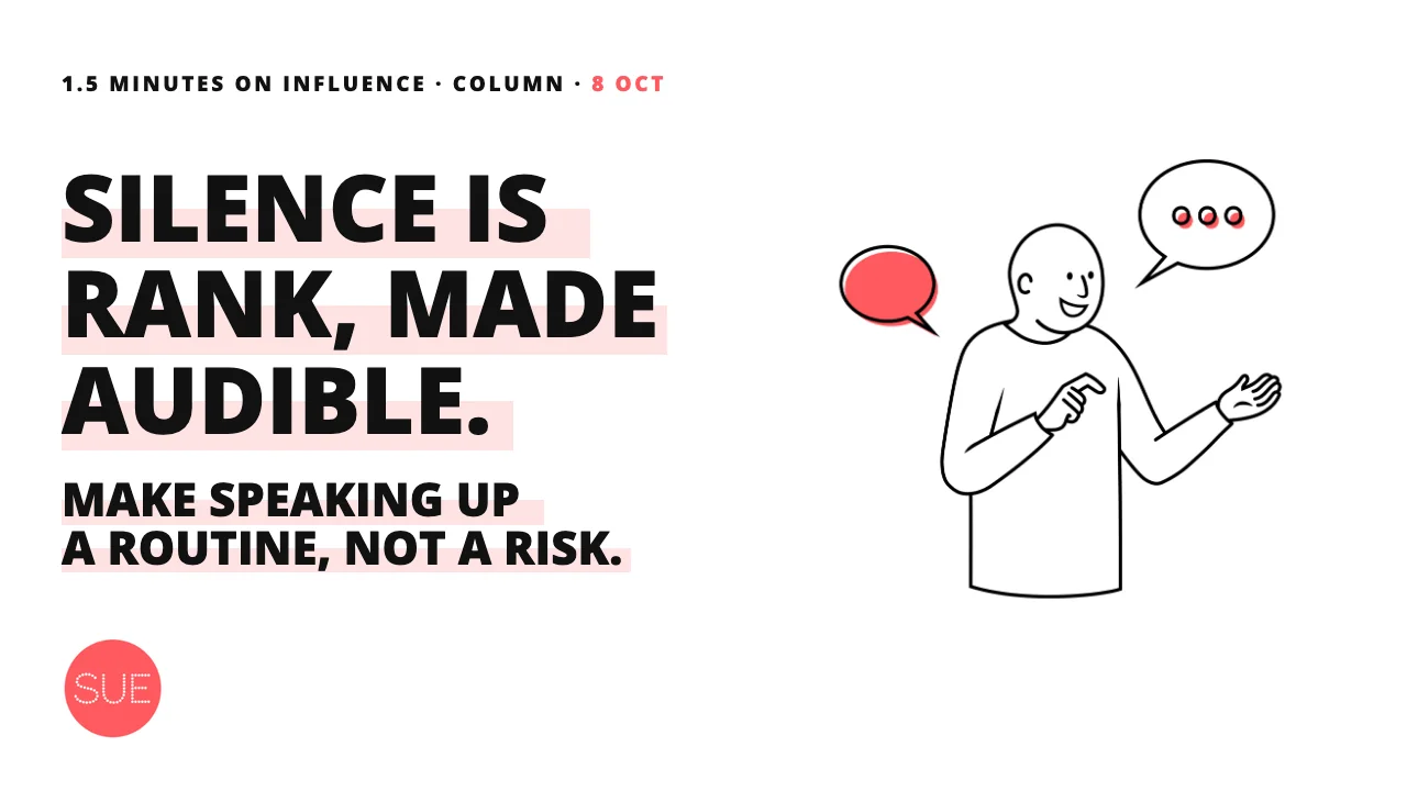Column thumbnail: Psychological safety: the one meeting rule that changes who speaks