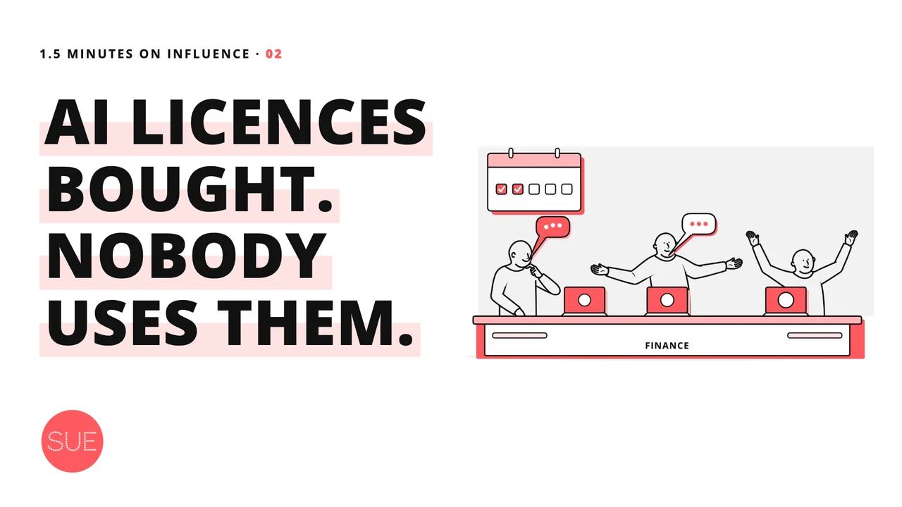 Film thumbnail: Your AI licences are bought. Nobody uses them
