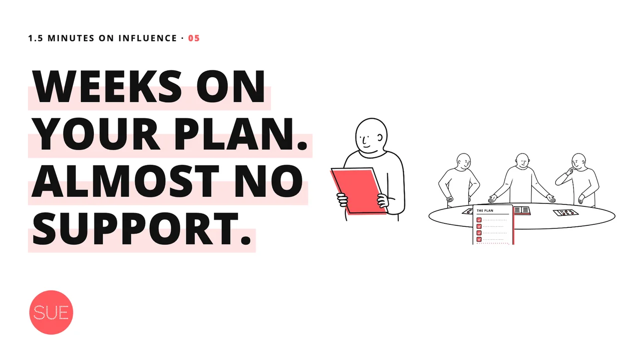 Film thumbnail: You worked on your plan for weeks. And it gets almost no support