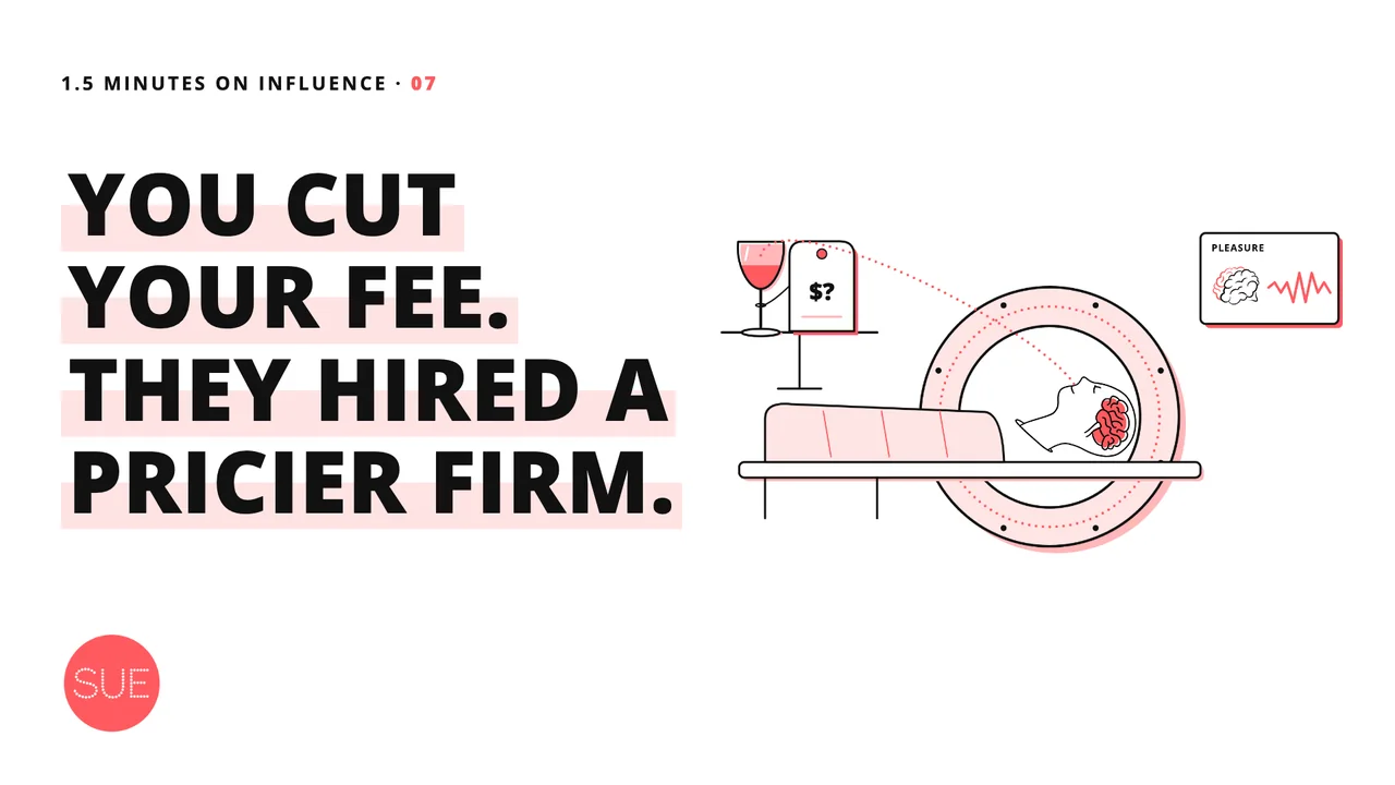 Film thumbnail: You lowered your fee. The client hired a pricier firm