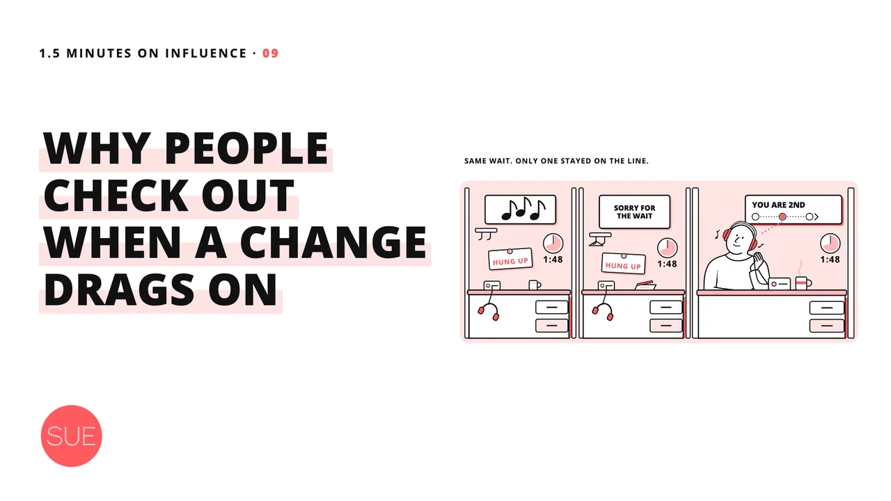 Film thumbnail: Why people check out when a change drags on