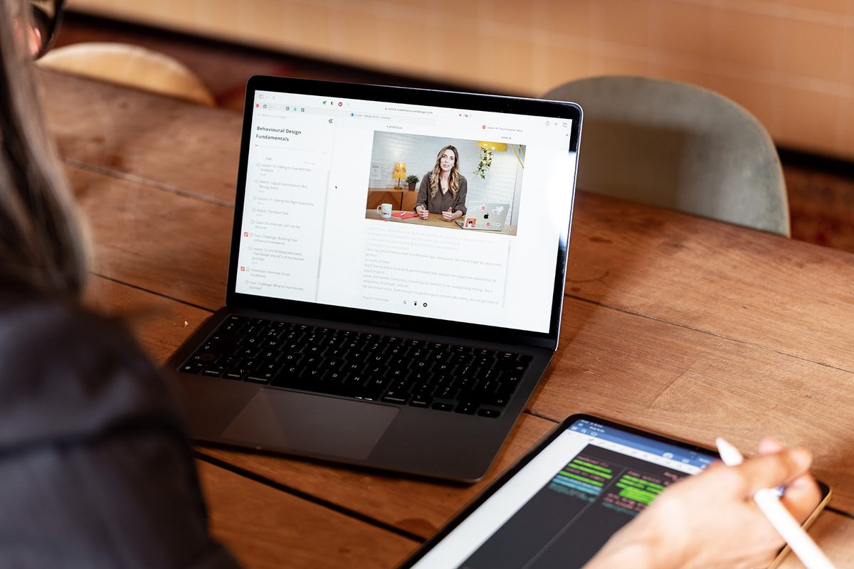 A video lesson from the online deep dive Team Wellbeing in SUE's learning environment