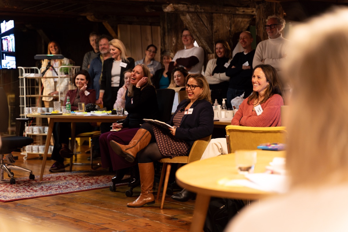 Samenwerken tijdens de training